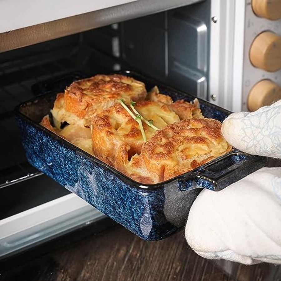 Ceramic Bakeware Set Porcelain - đánh giá và giá Kitchen Baking Pan Set