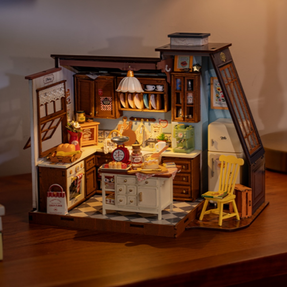 Robotime Rolife Baking Kitchen - đánh giá và giá Baking Kitchen Rolife