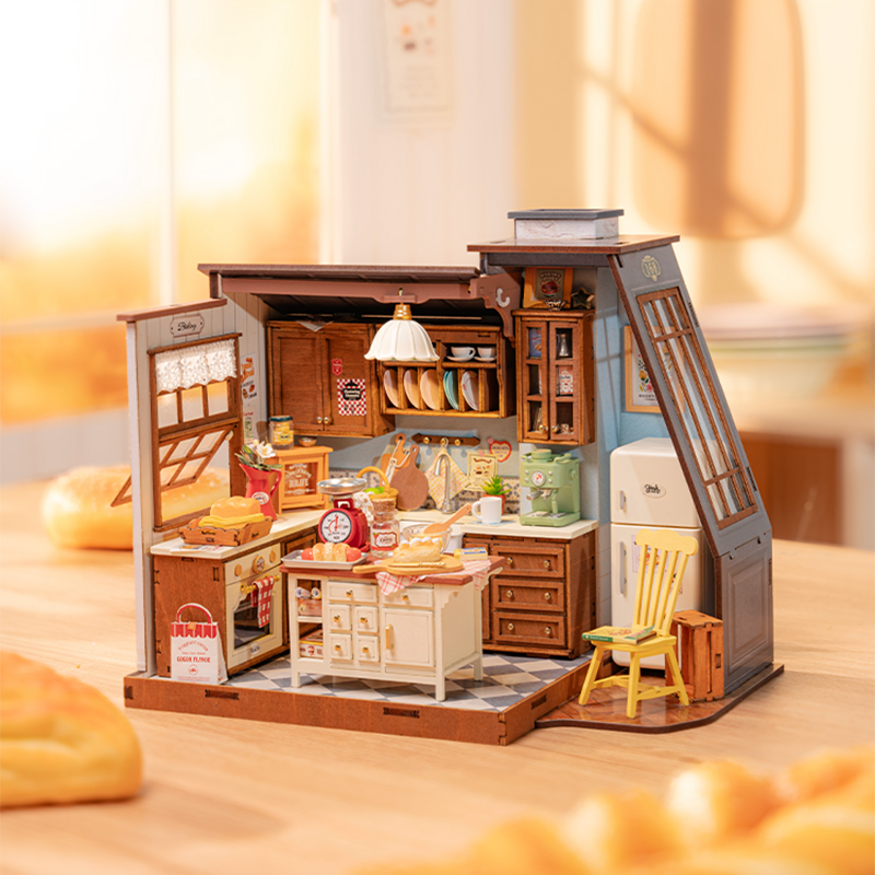 Robotime Rolife Baking Kitchen - đánh giá và giá Baking Kitchen Rolife