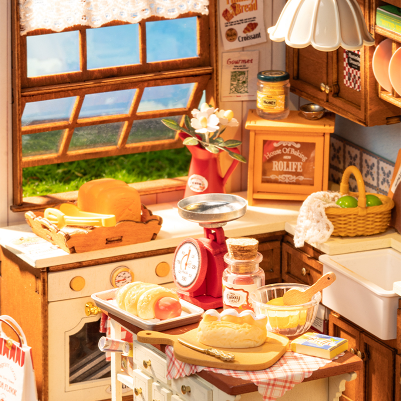 Robotime Rolife Baking Kitchen - đánh giá và giá Baking Kitchen Rolife