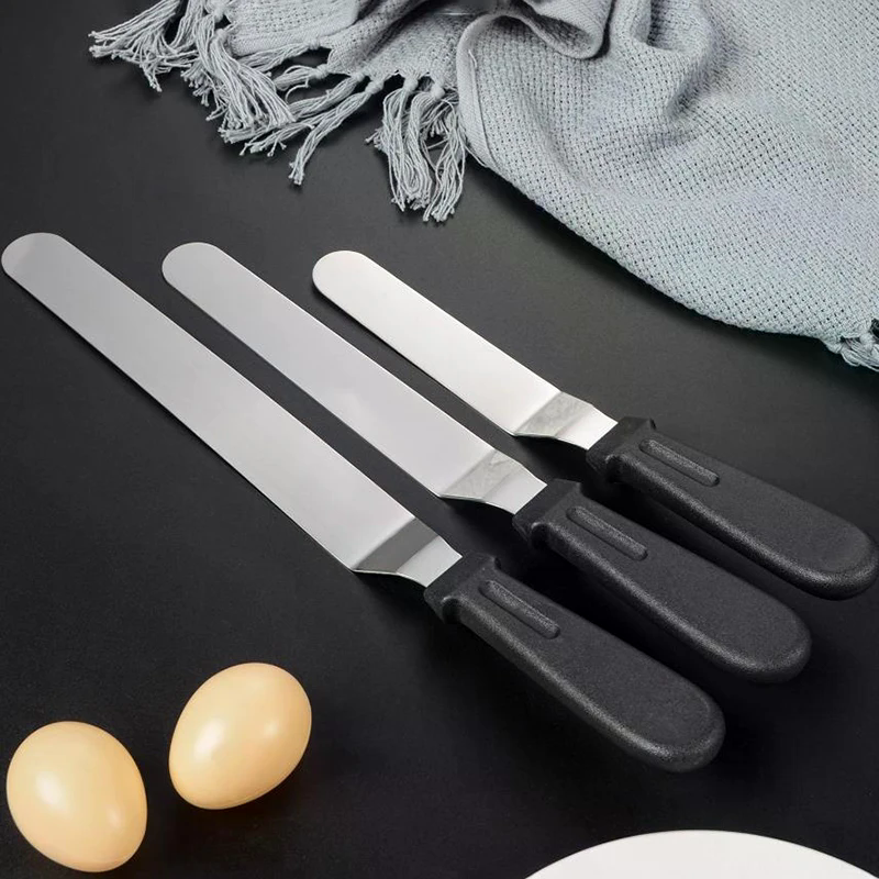 Stainless Steel Cream Spatula  - đánh giá và giá Offset Spatula Set